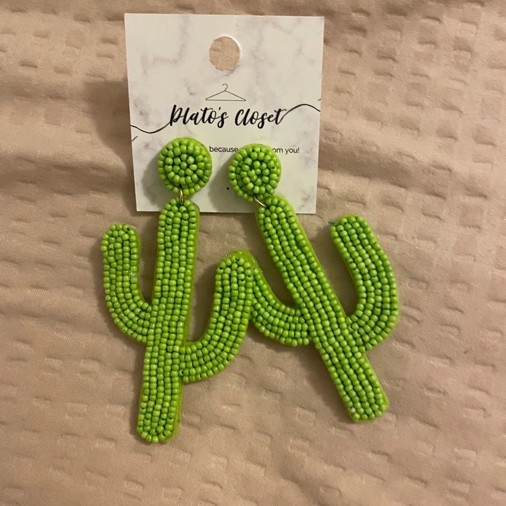 Cactus earrings - Picture 1 of 1